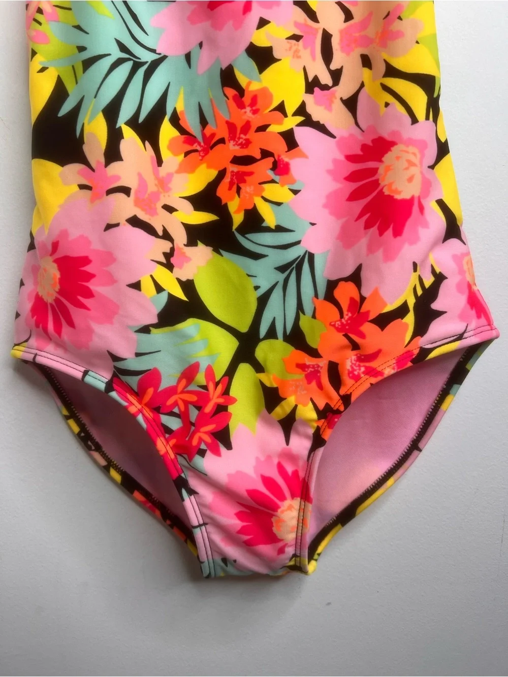 Art Class Girls Sunrise Blooms One Piece Swimsuit Size L | 10-12